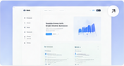 SaaS Analytics Dashboard interface, full project view